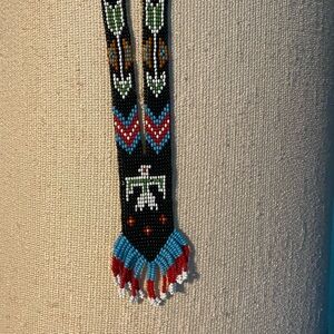 Vintage Native American  Necklace Thunderbird